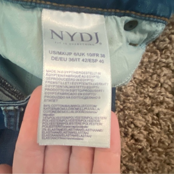 NYDJ Skinny Blue Jeans in Sz 6 - Picture 5 of 11